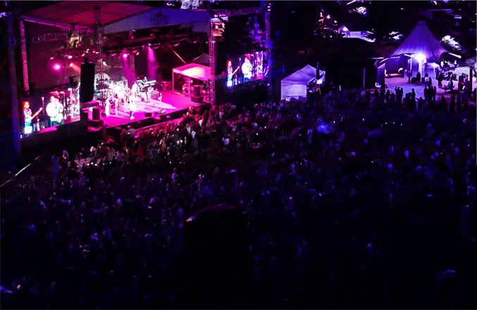 An overview image of the Tulalip Amphitheater