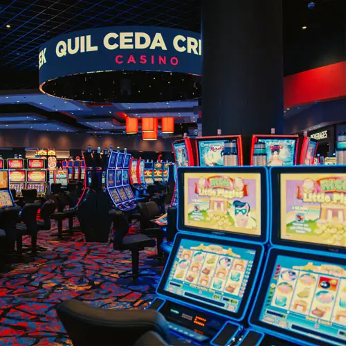An image of slot machines on Quil Ceda Creek Casino Slots