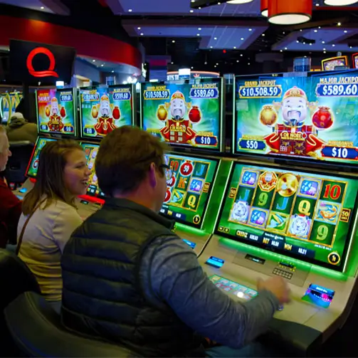 An image of people playing on slot machines. Quil Ceda Creek Casino Slots