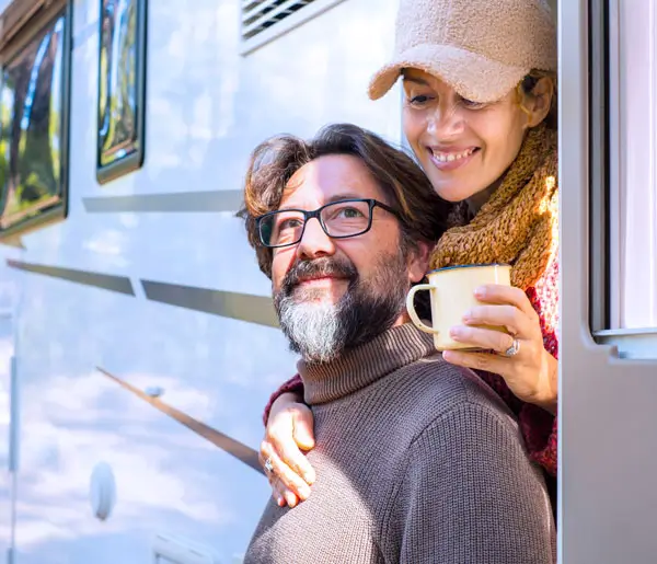 Couple RVing
