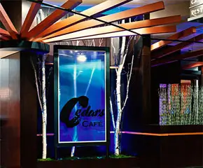 Cedars entrance