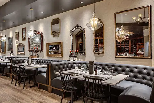 Tula Bene Italian Food seating