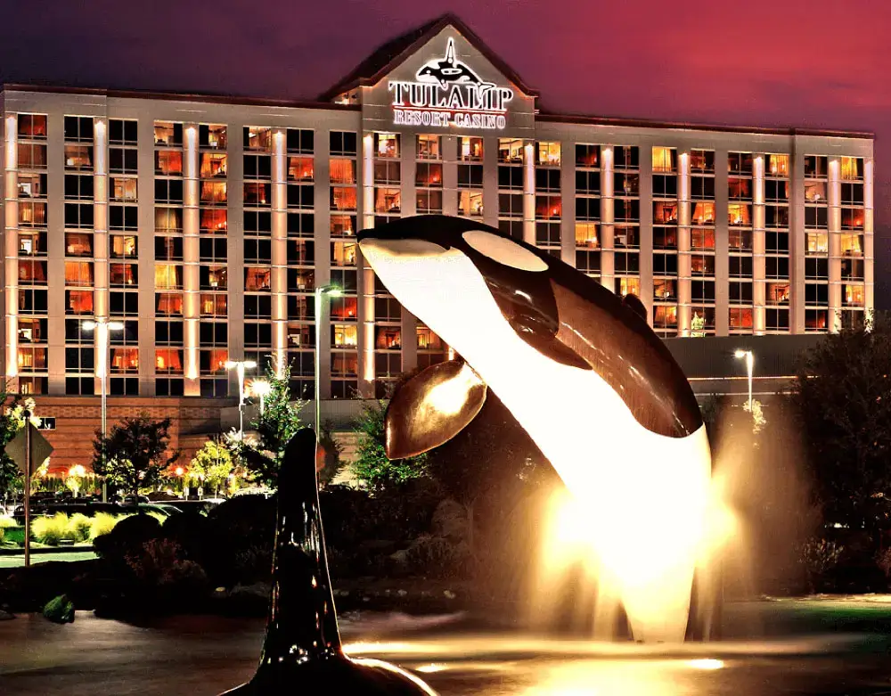 Tulalip Casino Orca water feature: casino locations