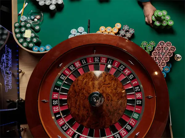 Roulette table - gaming options